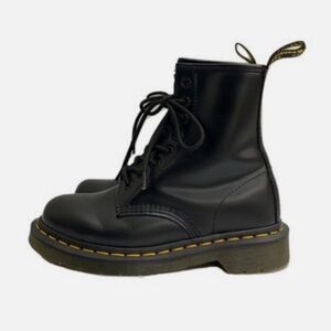 Dr.Martens EC005 Black Leather Lace Up Boots Size 6